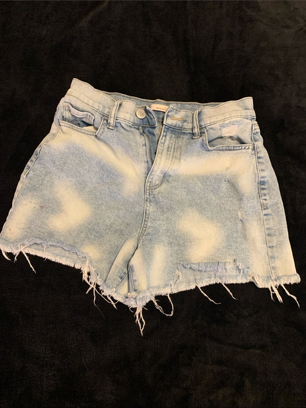 SO Light Blue Distressed Denim Jean Shorts